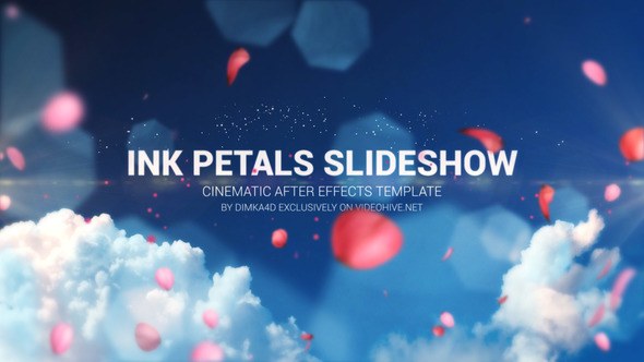 Videohive Ink Petal Slideshow Video Displays template preview