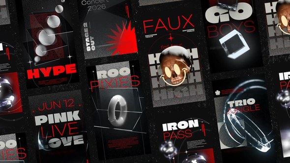 Videohive Abstract Event Stories & Posts Product Promo template preview