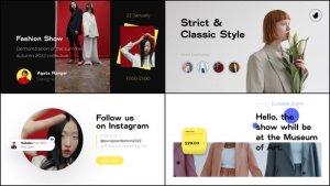 Videohive Fashion Event Slideshow Broadcast-packages template preview