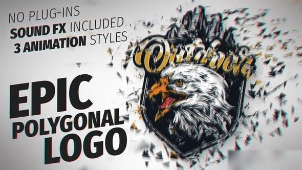 Videohive Polygonal Logo Reveal Logo Stings template preview