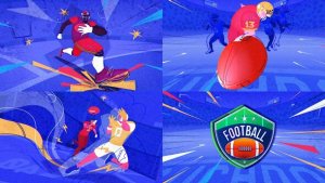 Videohive American Football Intro 56083966 Openers template preview