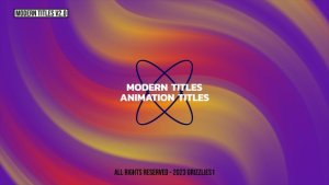 Videohive Modern Titles v2.0  AE Titles template preview