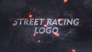 Videohive Street Racing Logo Logo Stings template preview
