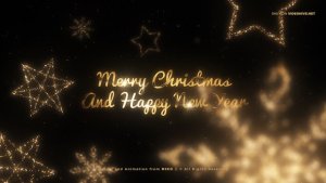 Christmas Wishes Video Displays template preview