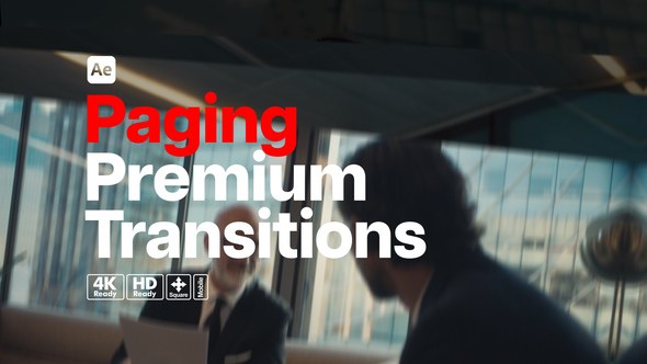 Videohive Premium Transitions Paging Elements template preview