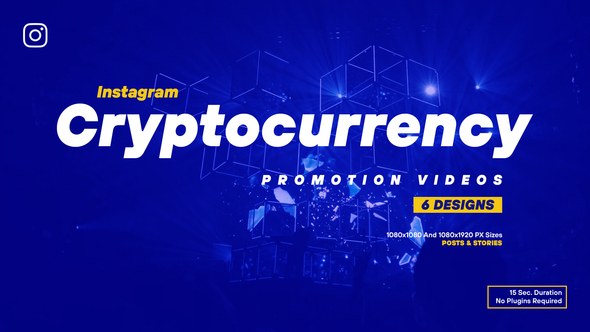 Videohive Crypto Currency Instagram Pomotion Product Promo template preview