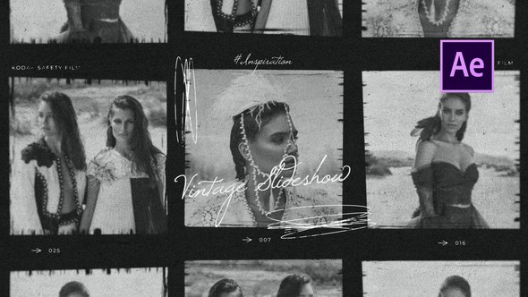 Videohive Lazy - Vintage Slideshow Openers template preview