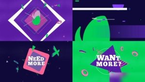 Videohive Colorful Animation Logos Logo Stings template preview