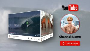 Youtube Promo Video Displays template preview
