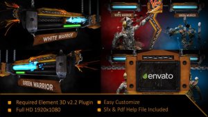 Videohive Chain Versus Opener Openers template preview