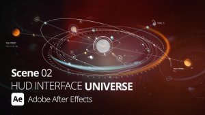 Videohive HUD Interface Universe 02 Ae Infographics template preview