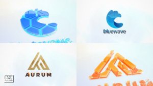 Videohive 3D Clean logo Title Titles template preview