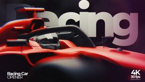 Videohive Racing Car Opener Openers template preview