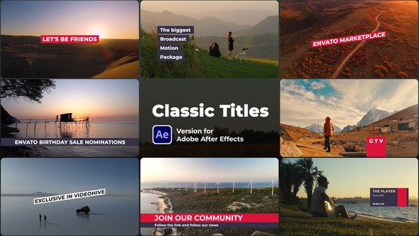 Videohive Classic Titles Titles template preview