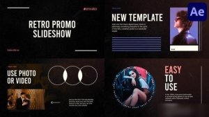 Videohive Retro Promo Slideshow for After Effects Openers template preview
