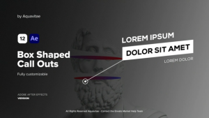 Videohive Box Shaped Call Out Titles Titles template preview