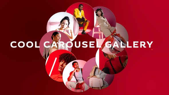 Videohive Cool Carousel Gallery Video Displays template preview