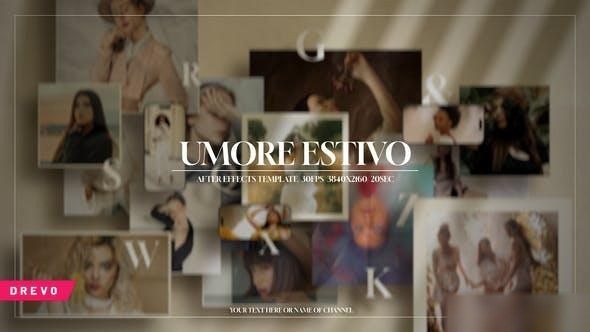 Videohive Umore Estivo/ Elegant Intro/ Lifestyle/ Trendy/ Interior Design/ Shopping/ Vintage/ Beautiful/ Art Openers template preview