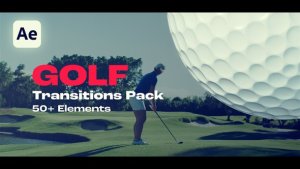 Videohive Golf Transitions Elements template preview