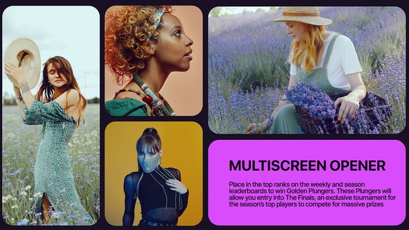Videohive Multiscreen Opener 55485470 Video Displays template preview