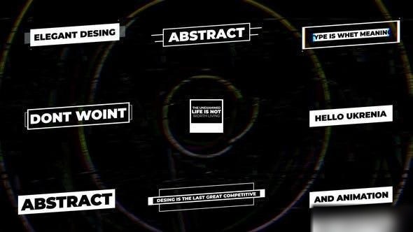 Videohive RGB Titles | After Effects Titles template preview
