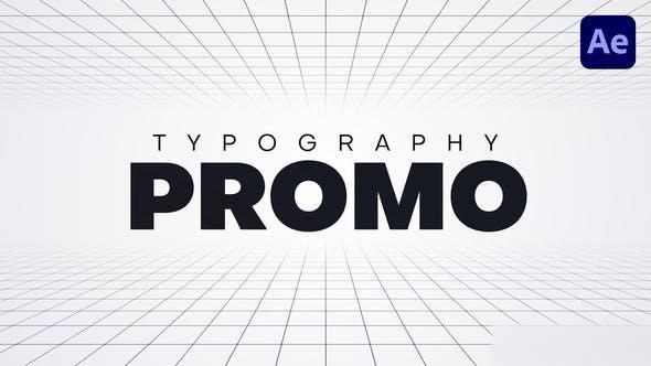 Videohive Typography Promo Opener 33704764 Openers template preview