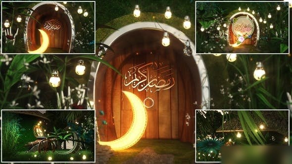Videohive Ramadan Logo Logo Stings template preview