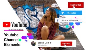 Videohive Youtube Channel Elements Broadcast-packages template preview