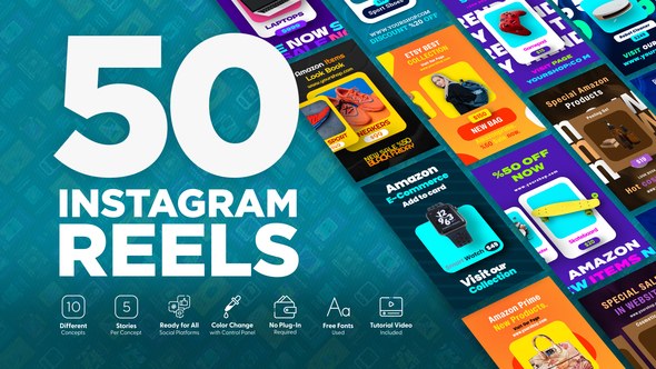 Videohive E-Commerce Instagram Reels 48343647 Product Promo template preview