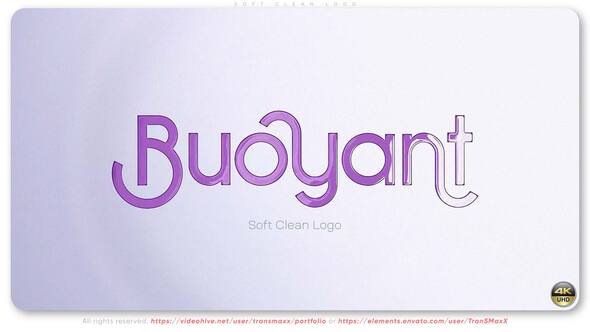 Videohive Soft Wave - Clean Logo Animation Logo Stings template preview