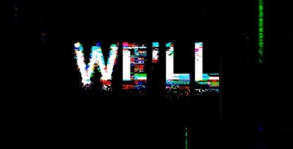 Videohive Digital Glitch Logo Pack 3 in 1 Logo Stings template preview