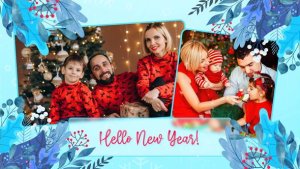 New Year Slideshow (MOGRT) Premiere Pro template preview