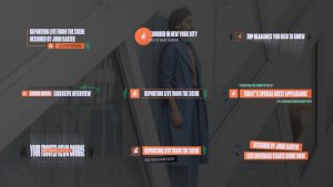 Videohive Interview Name Tag Corporate & Vlog Edition Elements template preview