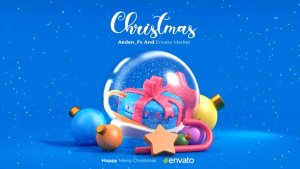 Videohive Merry Christmas Logo Intro 49548243 Logo Stings template preview