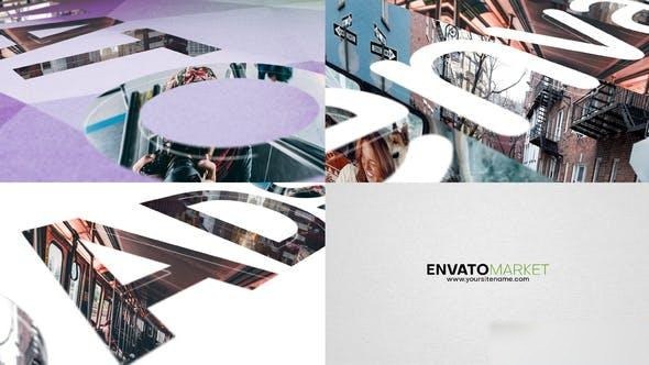 Videohive Modern Logo Intro Logo Stings template preview