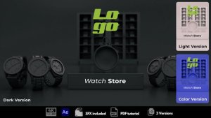 Videohive Watch Store Logo Stings template preview