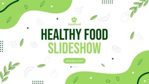 Videohive Healthy Food Slideshow Product Promo template preview