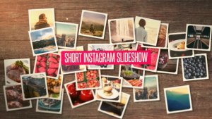 Videohive Short Instagram Slideshow Video Displays template preview