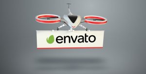 Drone Logo Video Displays template preview