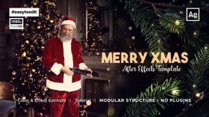 Christmas Slideshow Video Displays template preview
