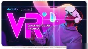 Videohive VR Gaming Club Openers template preview