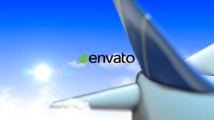 Airplane Logo Video Displays template preview