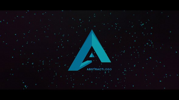 Videohive Digital Particles Logo 22569809 Logo Stings template preview