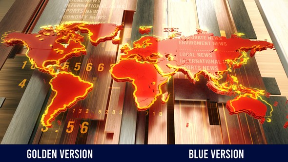 Videohive Broadcast News World Opener 24345943 Broadcast-packages template preview