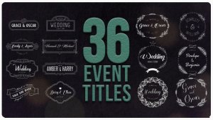 36 Event Titles Video Displays template preview