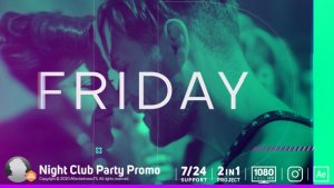 Videohive Night Club Party Promo 22478341 Openers template preview