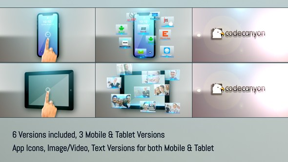 Videohive Mobile-Tablet Apps Promo Openers template preview