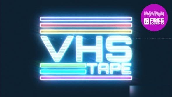 Videohive VHS Logo Reveal 46648118 Logo Stings template preview