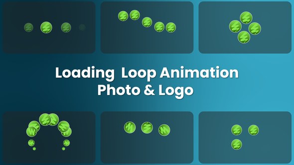 Videohive Loading Loop Animation Logo and Photo Elements template preview