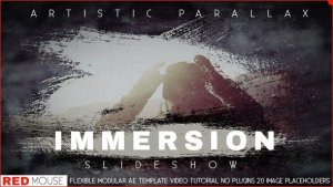 Artistic Parallax Slideshow Video Displays template preview